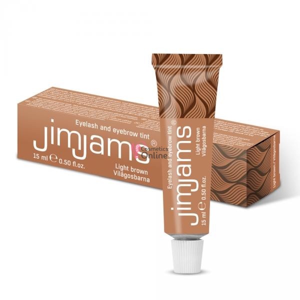 Vopsea pentru gene si sprancene JimJams 15 ml Maro Deschis Light Brown art JI1024
